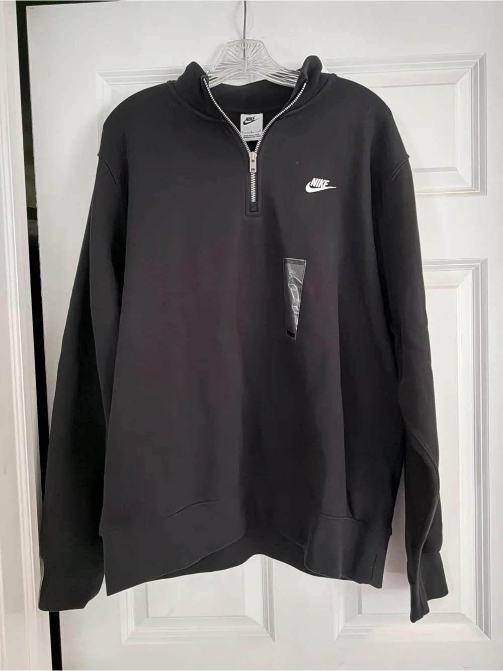 Nike Men’s Black Half-Zip Pullover Sweatshirt